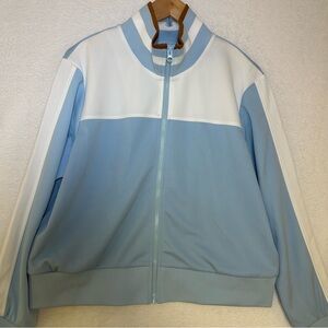 Wild Fable Light Blue and White Jacket size XL Women